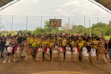 Crianças e Adolescentes do Guri de Ubarana fizeram uma visita a Aldeia Icatu em Brauna/SP onde vivem os povos Kaigang e Terena