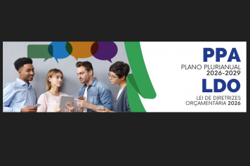 Participe da Consulta Pública Eletrônica do Plano Plurianual (PPA) 2026-2029 e LDO 2026