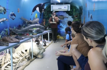 Ubarana vive experiência imersiva com carretas educativas sobre meio ambiente.